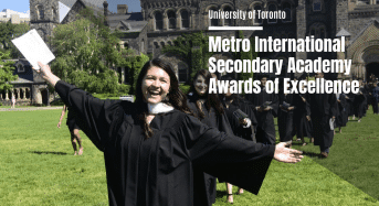 University of Toronto Metro International Secondary Academy Awards of Excellence in Canada, 2020