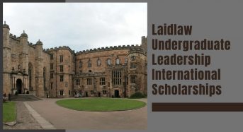 Durham University Laidlaw Undergraduate Research and Leadership international awards, UK