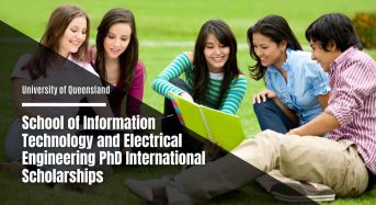 UQ School of Information Technology and Electrical Engineering PhD international awards, Australia