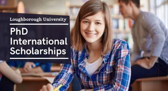 PhD international awards at Loughborough University, UK