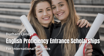 English Proficiency Entrance Scholarships for International Students at Durham College, Canada