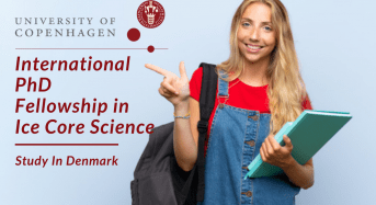 International PhD Fellowship in Ice Core Science, Denmark