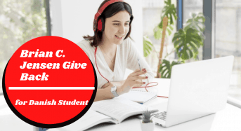 Brian C. Jensen Give Back for Danish Student in USA