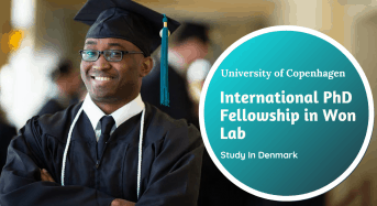 University of Copenhagen International PhD Fellowship in Won Lab, Denmark