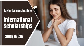 international awards at Taylor Business Institute, USA