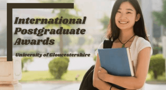 International Postgraduate Awards at University of Gloucestershire, UK
