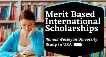 Merit Based International Scholarships at Illinois Wesleyan University, USA