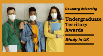 Coventry University Undergraduate Territory Awards in UK