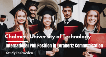 International PhD Position in Terahertz Communication in Sweden
