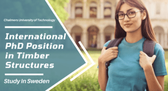 International PhD Position in Timber Structures, Sweden