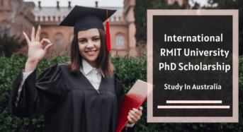 International RMIT University PhD Scholarship in Upcycled Textile Waste Used as Construction Material in Concrete Application, Australia