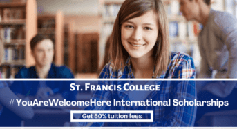 #YouAreWelcomeHereInternational Scholarships atSt Francis College in USA