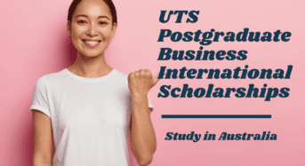 UTS Postgraduate Business International Scholarships in Australia