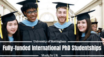 Fully- moneyed International PhD Studentships in Computer Science, UK