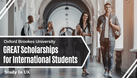 GREAT Scholarships for International Students at Oxford Brookes University in UK