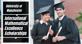 International Mathematical Excellence Scholarships at University of Manchester, UK