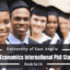 School of Economics International PhD Studentships in Applied Econometrics and Finance, UK